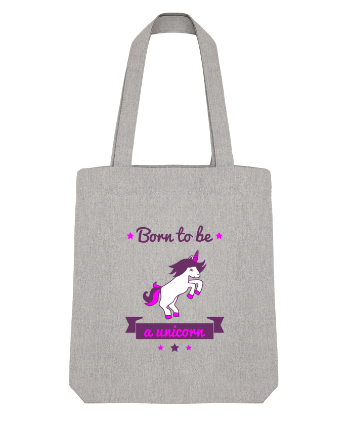 Tote Bag Stanley Stella Born to be a unicorn by Benichan 