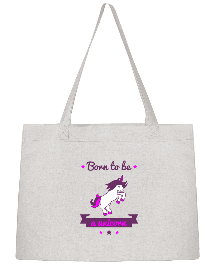 Shopping tote bag Stanley Stella Born to be a unicorn by Benichan