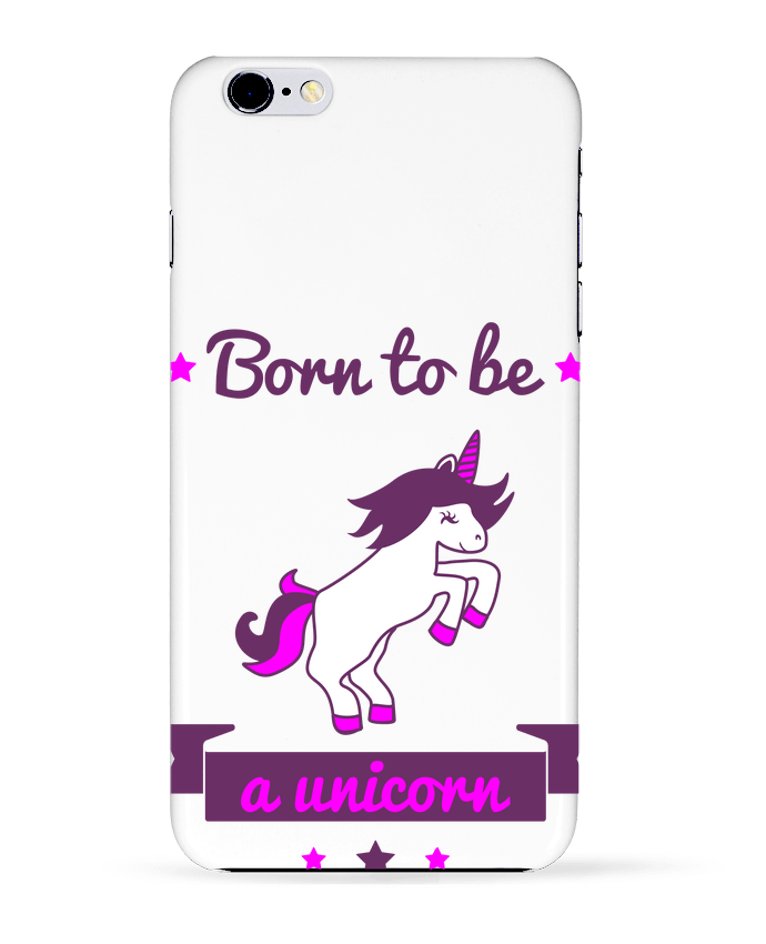 Case 3D iPhone 6+ Born to be a unicorn de Benichan