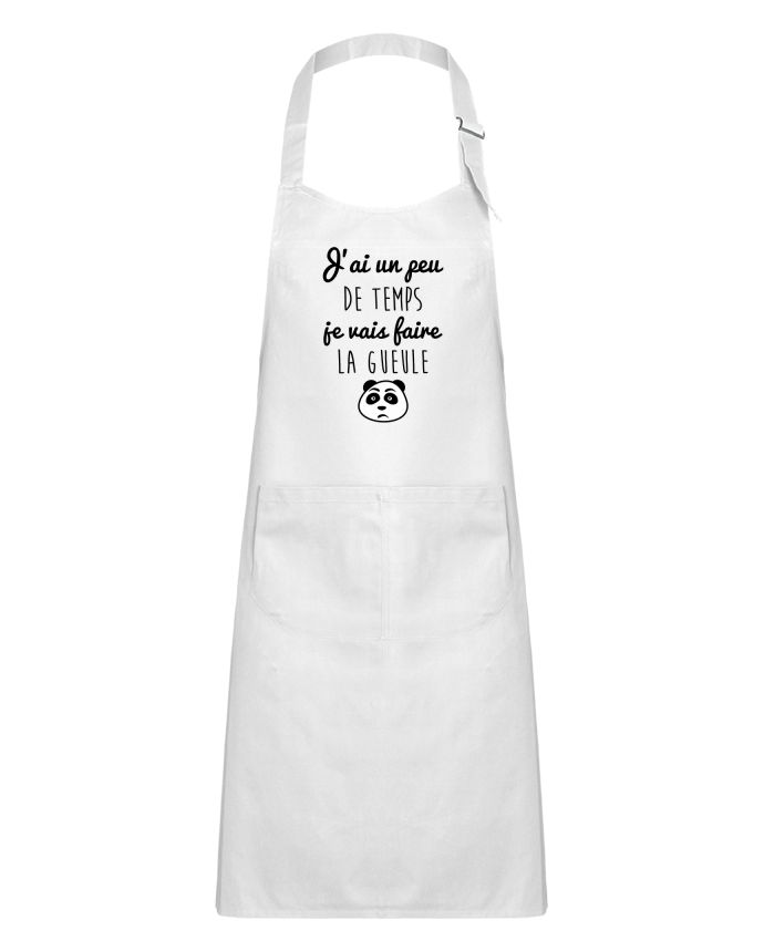Tablier Enfant J'ai un peu de temps je vais faire la gueule par Benichan