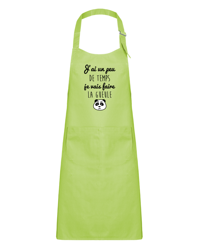 Kids chef pocket apron J'ai un peu de temps je vais faire la gueule by Benichan