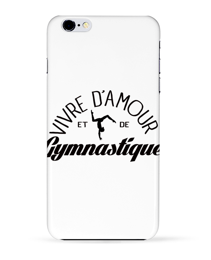 Case 3D iPhone 6+ Vivre d'amour et de Gymnastique de Freeyourshirt.com