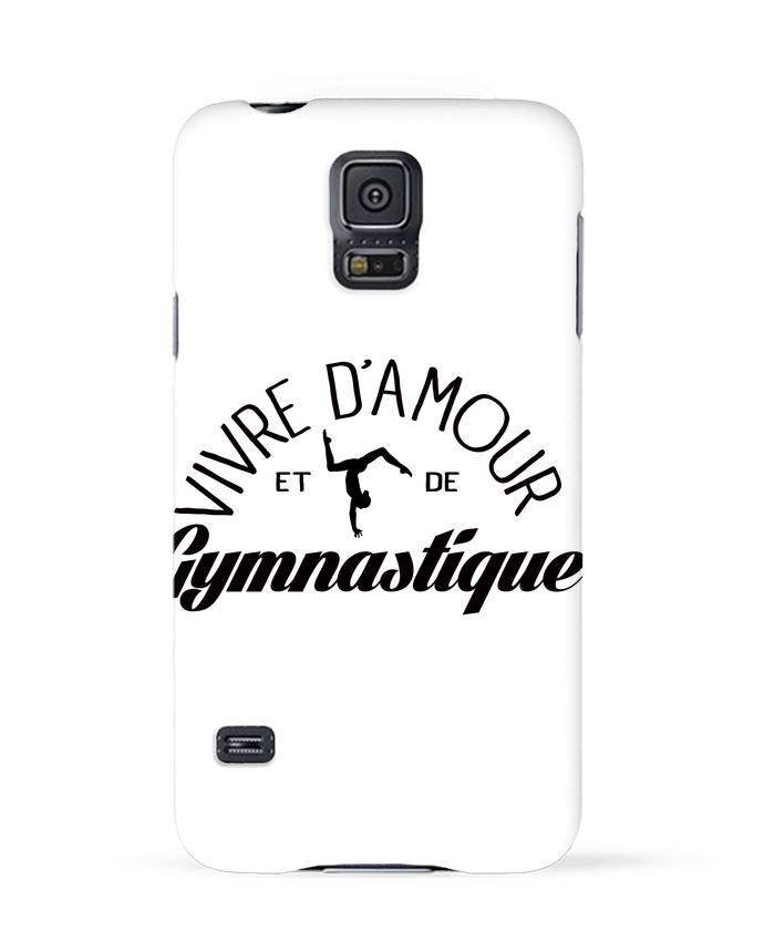 Coque Samsung Galaxy S5 Vivre d'amour et de Gymnastique par Freeyourshirt.com