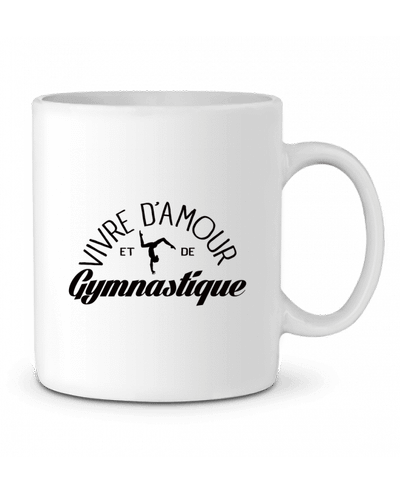 Mug  Vivre d'amour et de Gymnastique par Freeyourshirt.com