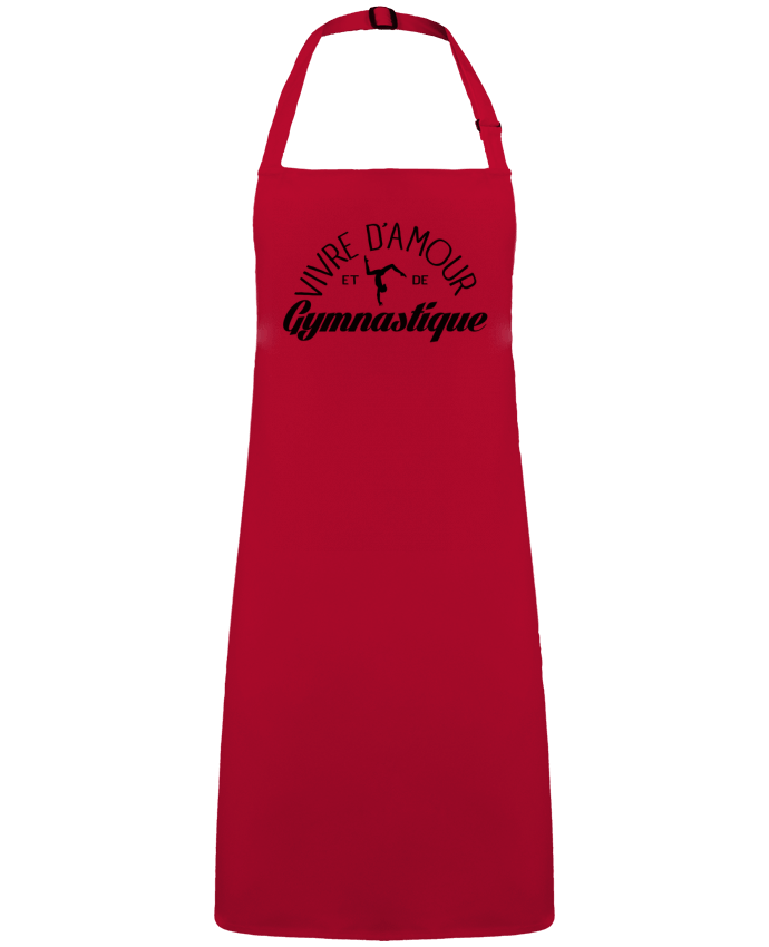 Tablier Vivre d'amour et de Gymnastique par  Freeyourshirt.com