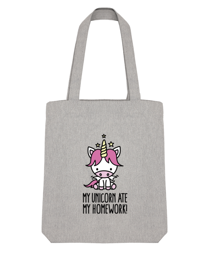 Tote Bag Stanley Stella My unicorn ate my homework by LaundryFactory 