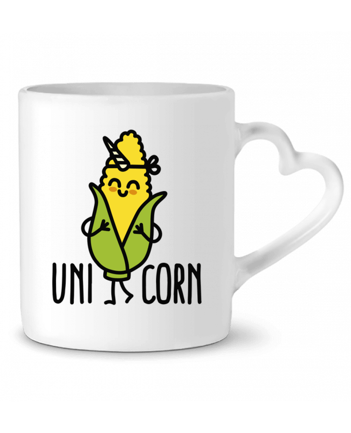 Mug coeur Uni Corn par LaundryFactory