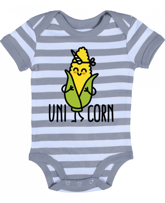 Body Bebé a Rayas Uni Corn - LaundryFactory