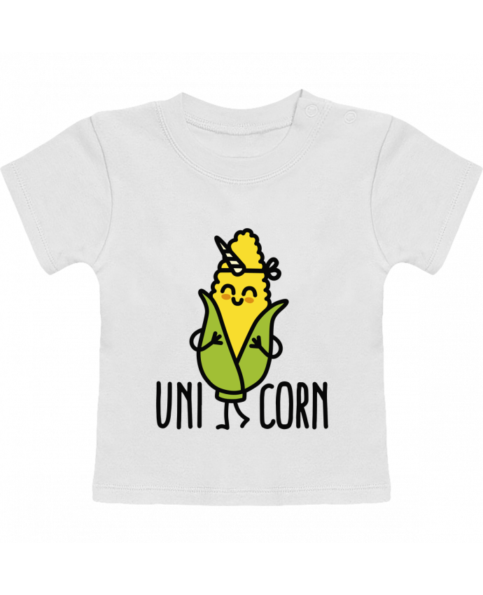 Camiseta Bebé Manga Corta Uni Corn manches courtes du designer LaundryFactory