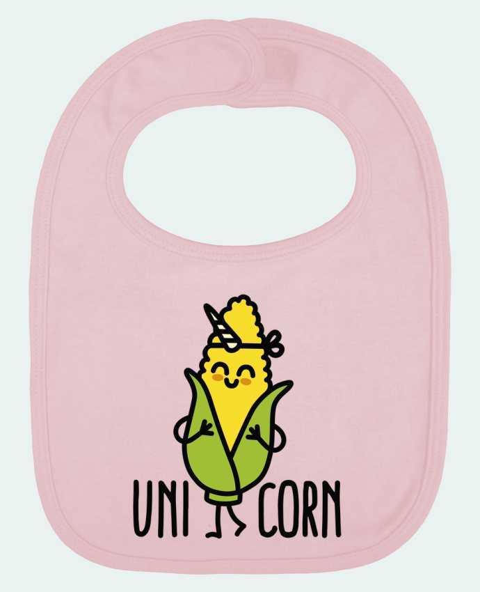 Baby Bib plain and contrast Uni Corn by LaundryFactory