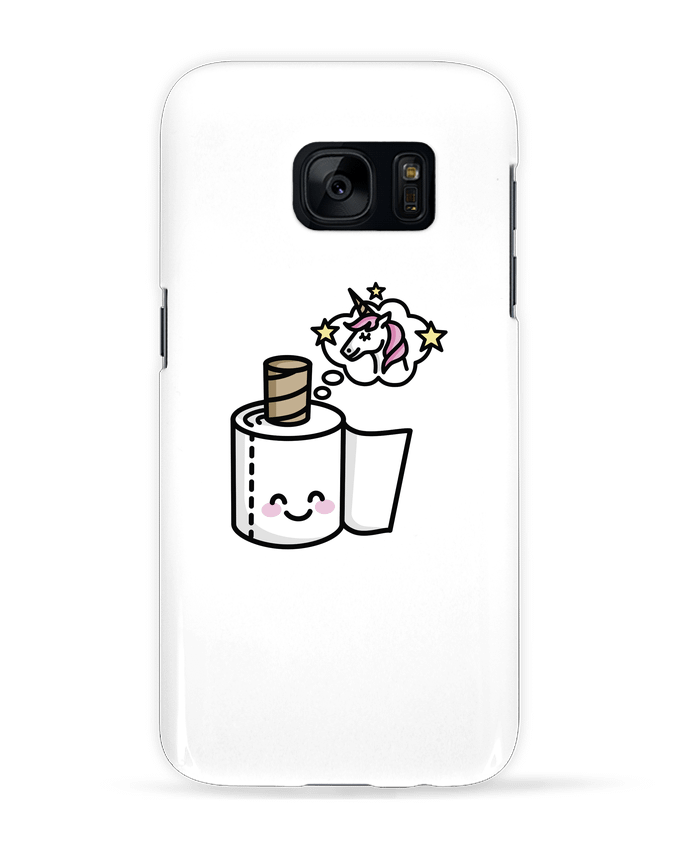 Coque 3D Samsung Galaxy S7  Unicorn Toilet Paper par LaundryFactory