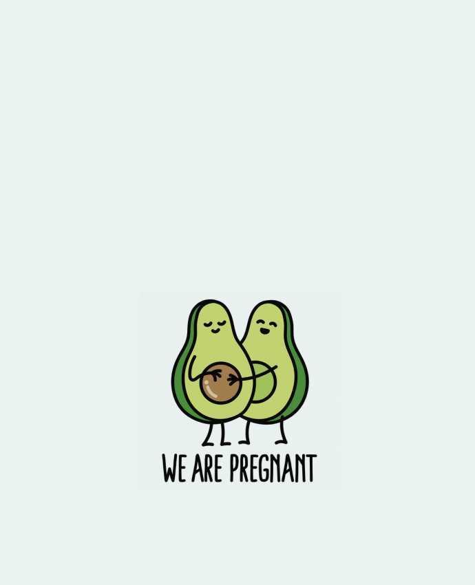 Tote Bag cotton Avocado we are pregnant by LaundryFactory
