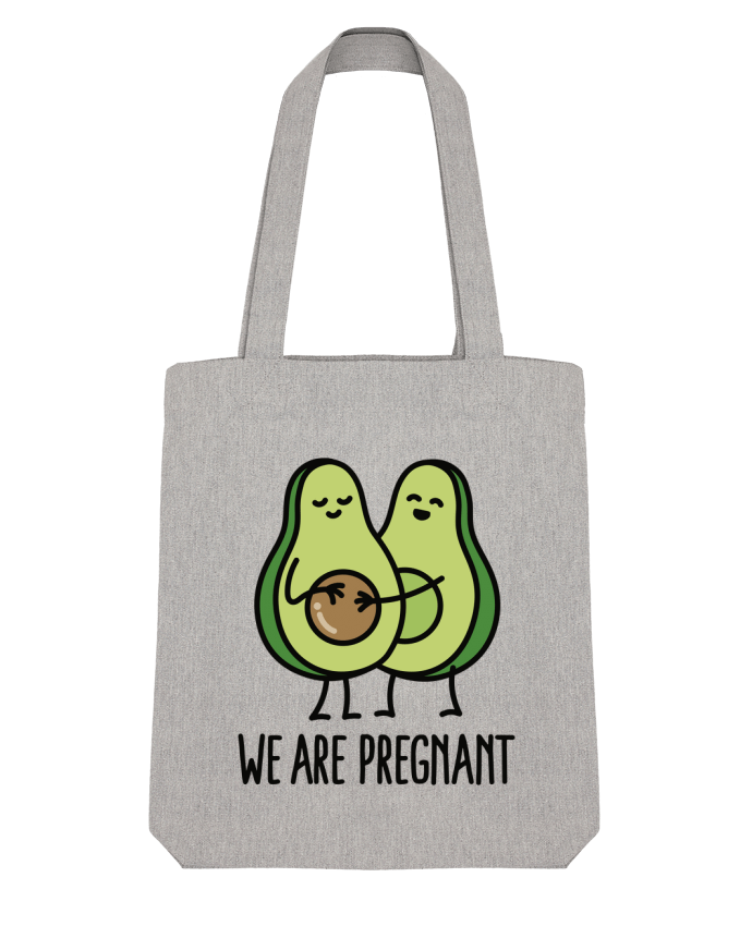 Tote Bag Stanley Stella Avocado we are pregnant par LaundryFactory 