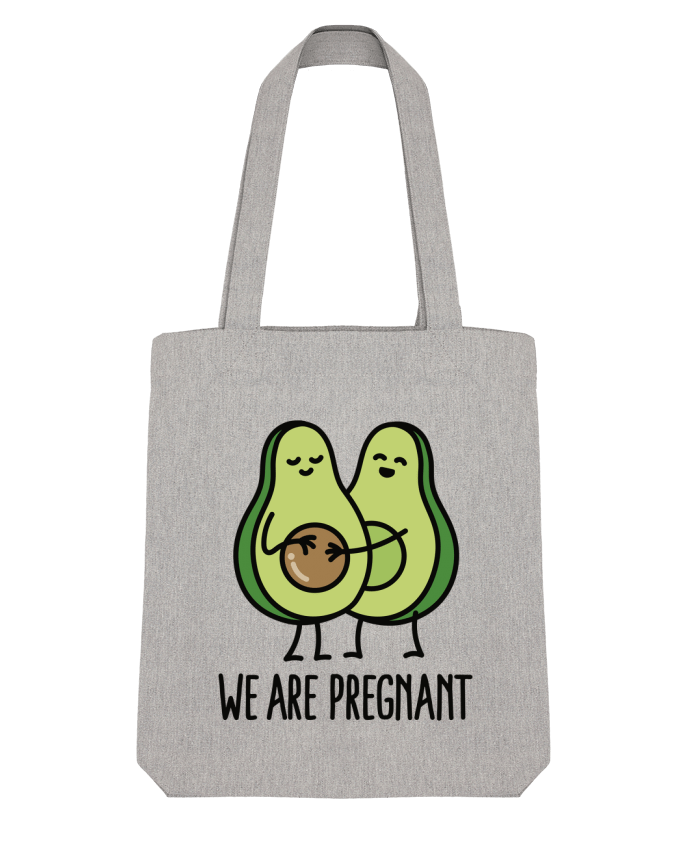 Tote Bag Stanley Stella Avocado we are pregnant by LaundryFactory 