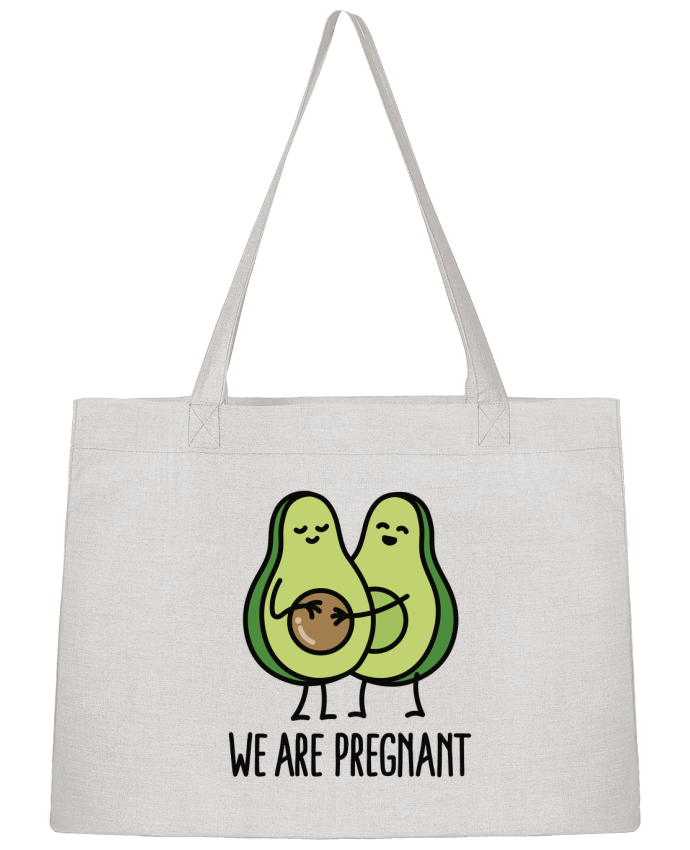 Sac Shopping Avocado we are pregnant par LaundryFactory