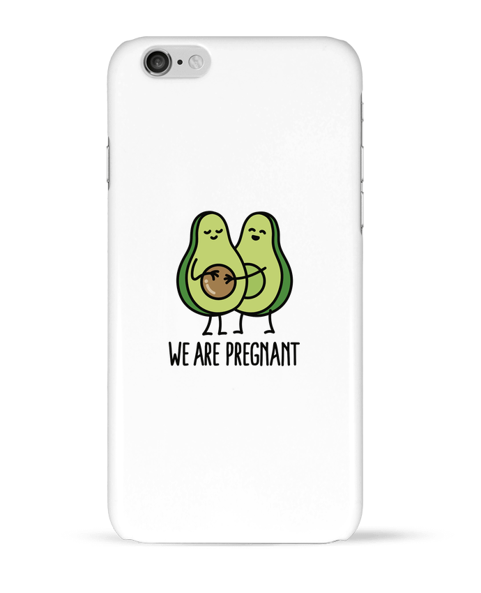 Case 3D iPhone 6 Avocado we are pregnant by LaundryFactory