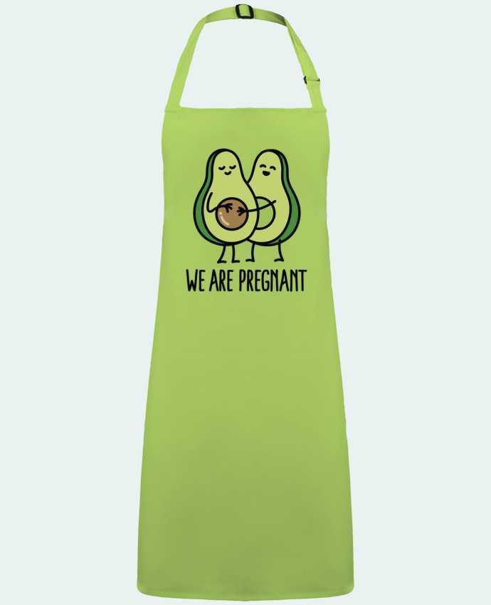 Apron no Pocket Avocado we are pregnant by  LaundryFactory