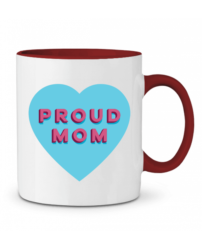 Mug bicolore Proud Mom tunetoo