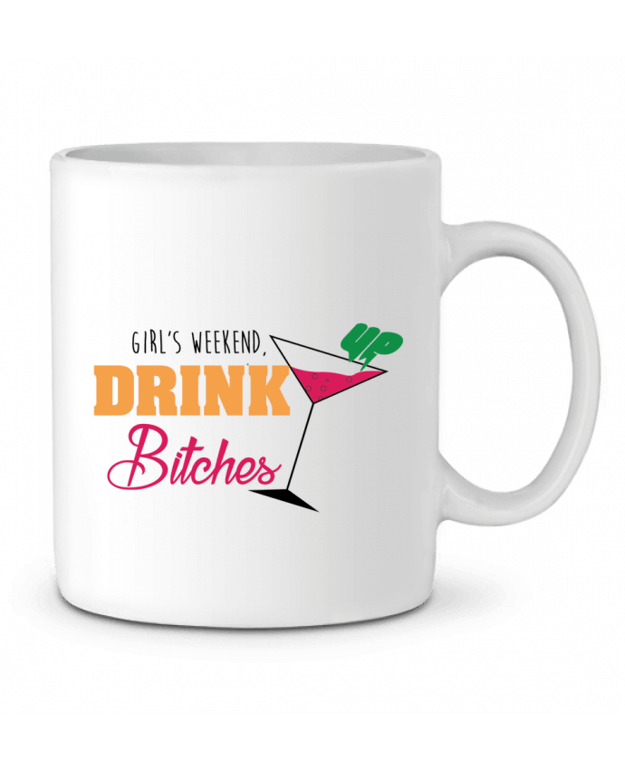 Taza Cerámica Girl's weekend, drink up bitches por tunetoo