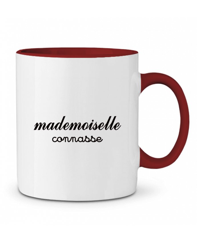 Mug bicolore Mademoiselle Connasse Freeyourshirt.com