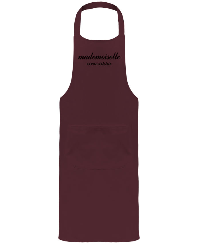 Tablier avec poches Mademoiselle Connasse par Freeyourshirt.com