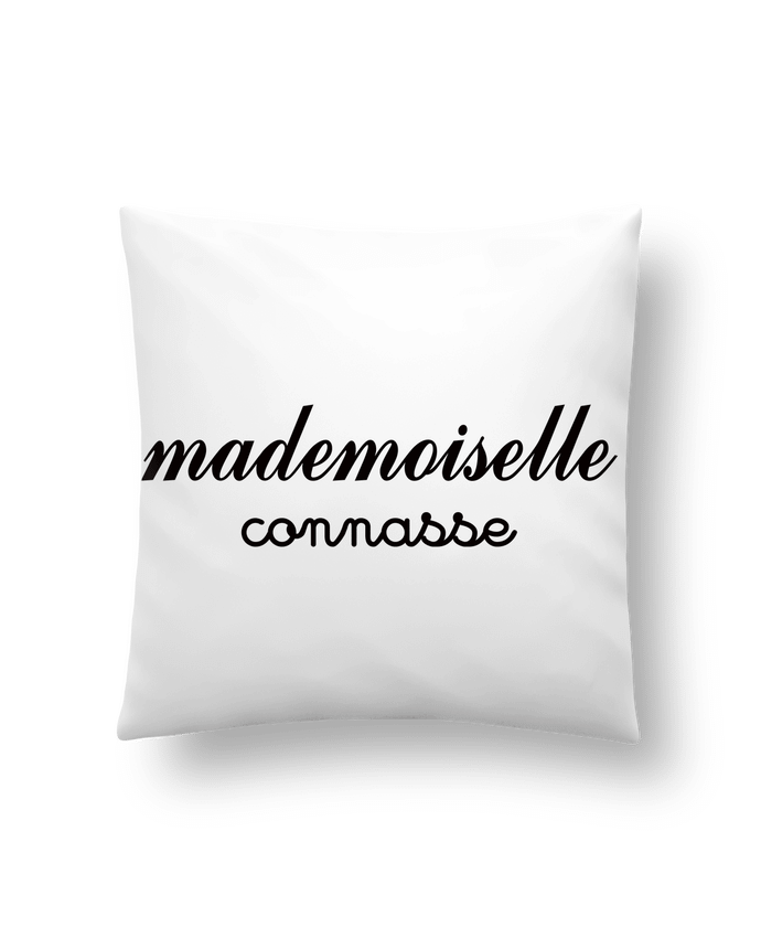 Coussin Mademoiselle Connasse par Freeyourshirt.com