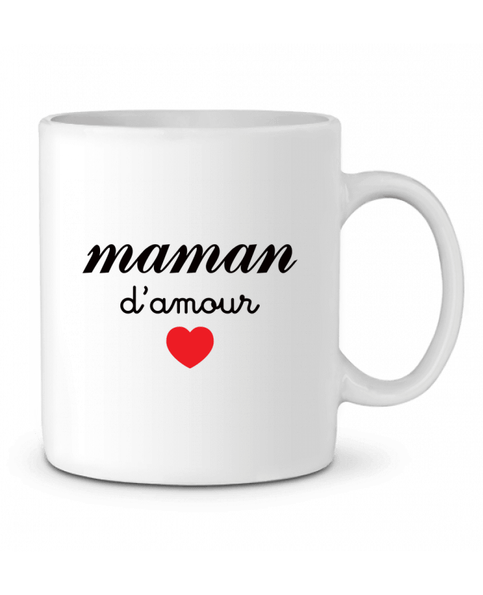 Ceramic Mug Maman D'amour by Freeyourshirt.com