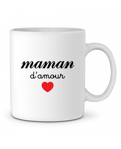Mug  Maman D'amour par Freeyourshirt.com