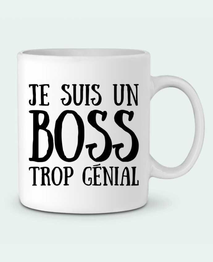 Taza Cerámica Je suis un boss trop génial por tunetoo