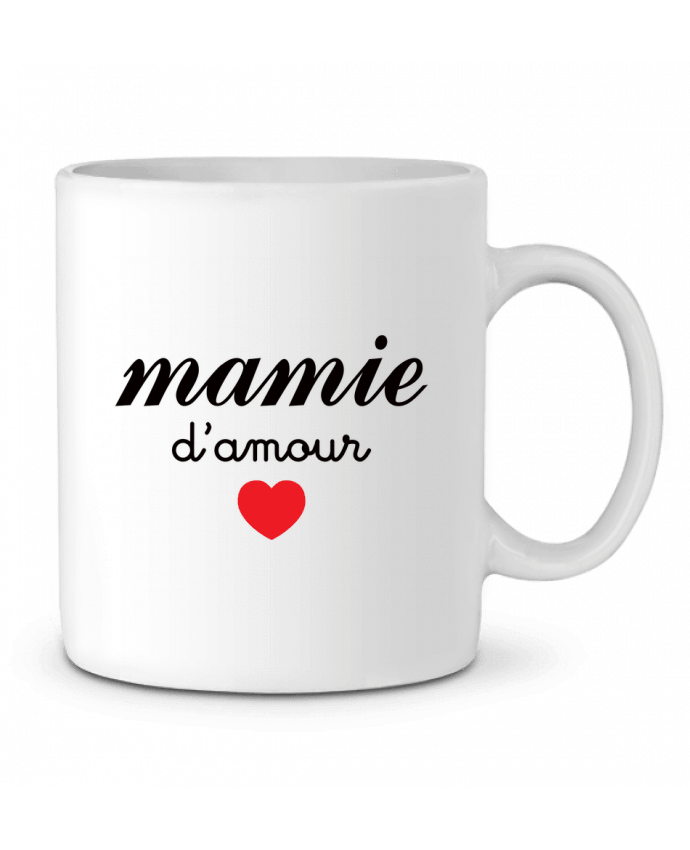 Ceramic Mug Mamie D'amour by Freeyourshirt.com