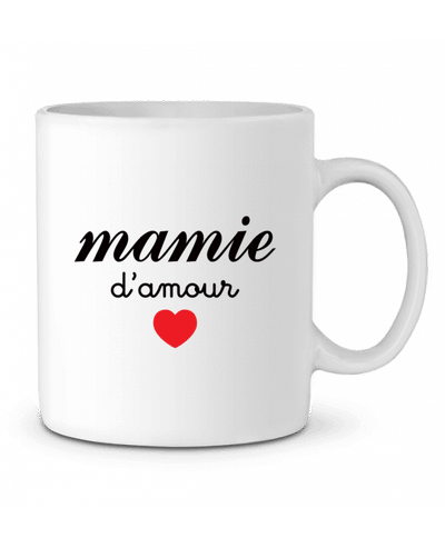 Mug  Mamie D'amour par Freeyourshirt.com