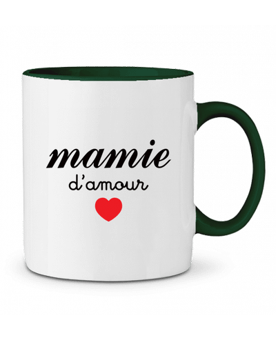 Mug bicolore Mamie D'amour Freeyourshirt.com