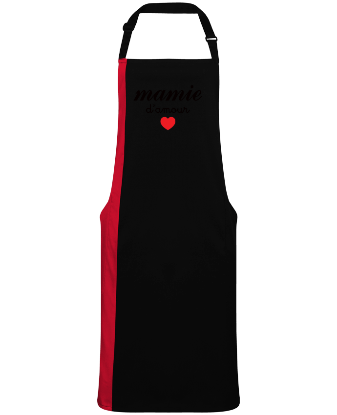 Tablier bicolore Mamie D'amour par  Freeyourshirt.com
