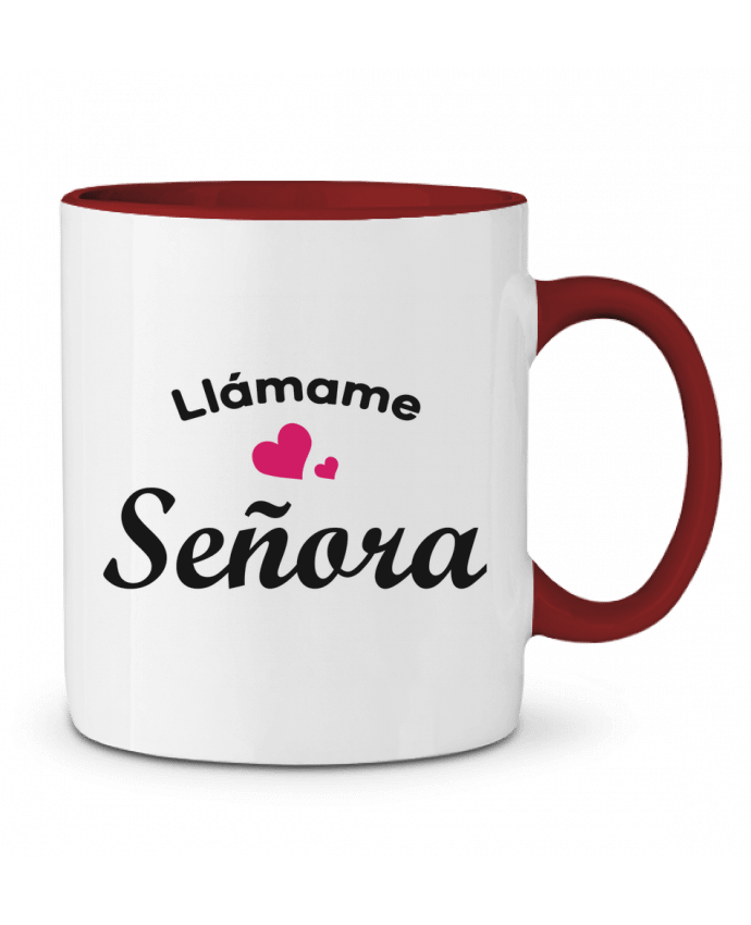 Mug bicolore Llámame Señora tunetoo
