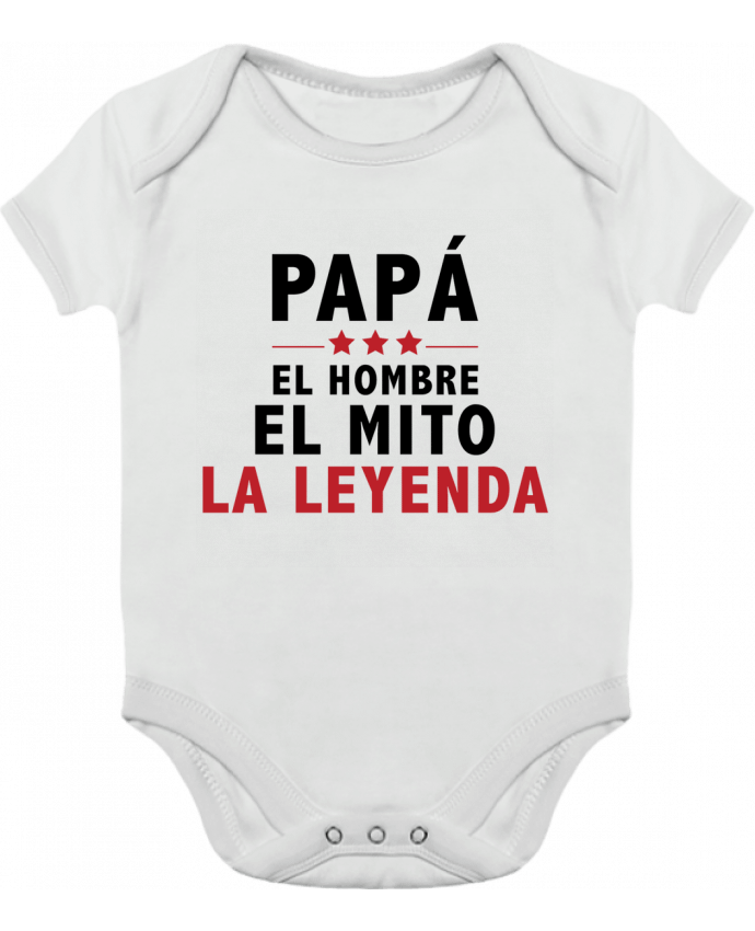 Baby Body Contrast PAPÁ : EL HOMBRE EL MITO LA LEYENDA by tunetoo
