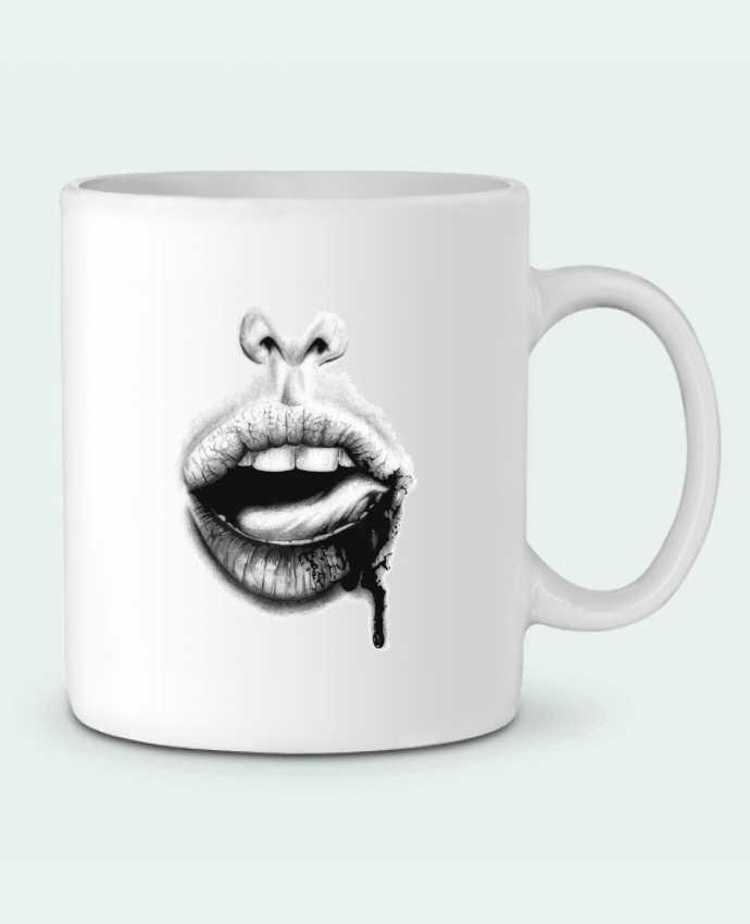 Ceramic Mug BAISER VIOLENT by teeshirt-design.com