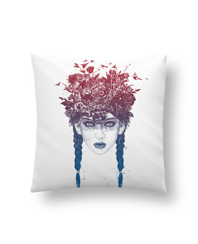Cushion synthetic soft 45 x 45 cm Summer Queen II by Balàzs Solti