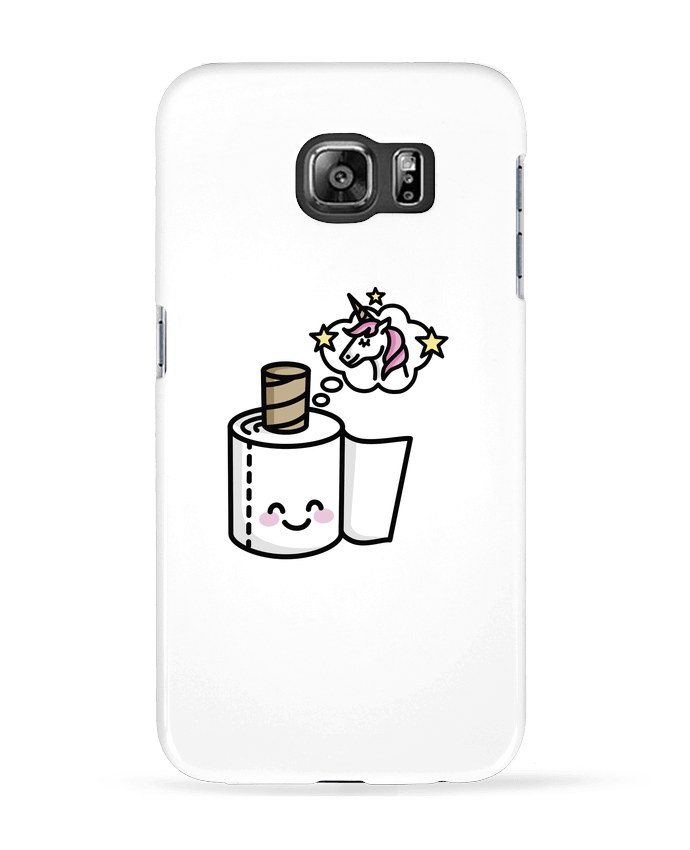 Case 3D Samsung Galaxy S6 BEAUTIFUL UNICORN TOILET PAPER - LaundryFactory