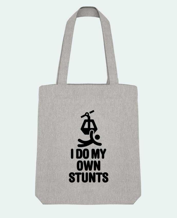 Tote Bag Stanley Stella I DO MY OWN STUNTS TELESKI Black by LaundryFactory 