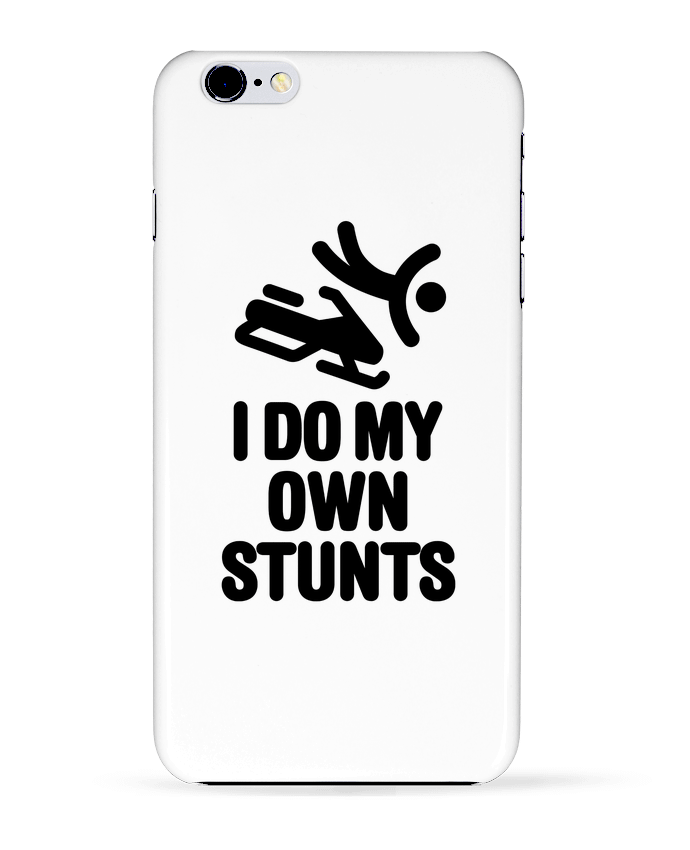 Case 3D iPhone 6+ I DO MY OWN STUNTS SNOW Black de LaundryFactory