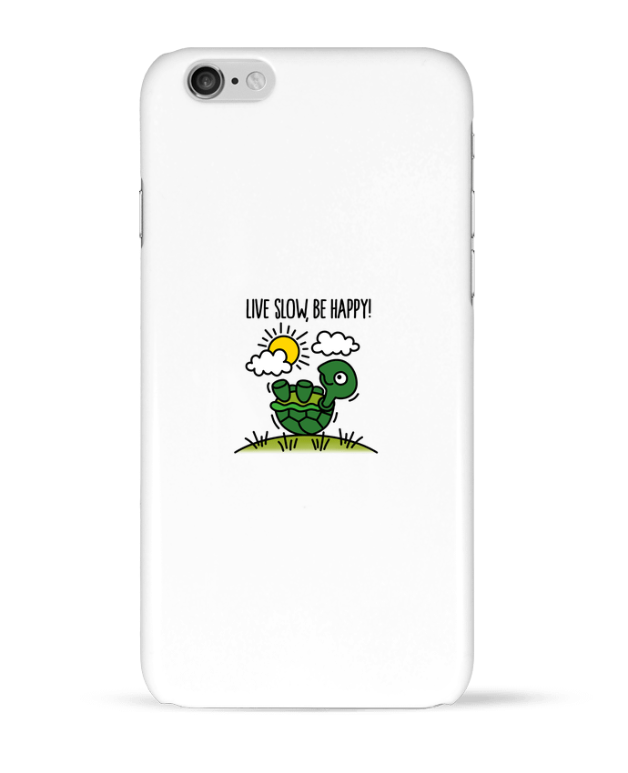 Coque iPhone 6 LIVE SLOW BE HAPPY par LaundryFactory