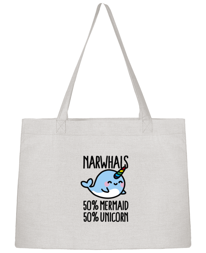 Sac Shopping NARWHALS MERMAID UNICORN par LaundryFactory