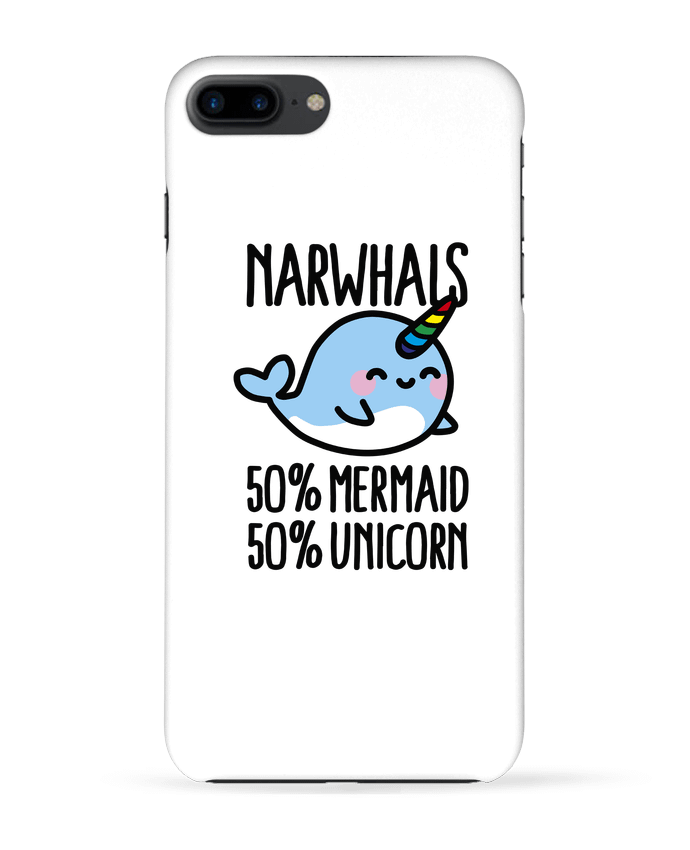 Coque iPhone 7 + NARWHALS MERMAID UNICORN par LaundryFactory