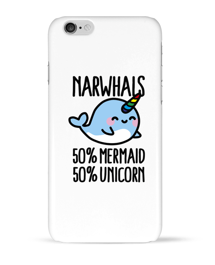 Coque iPhone 6 NARWHALS MERMAID UNICORN par LaundryFactory