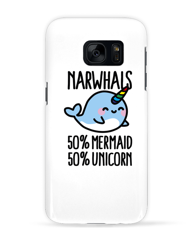 Coque 3D Samsung Galaxy S7  NARWHALS MERMAID UNICORN par LaundryFactory