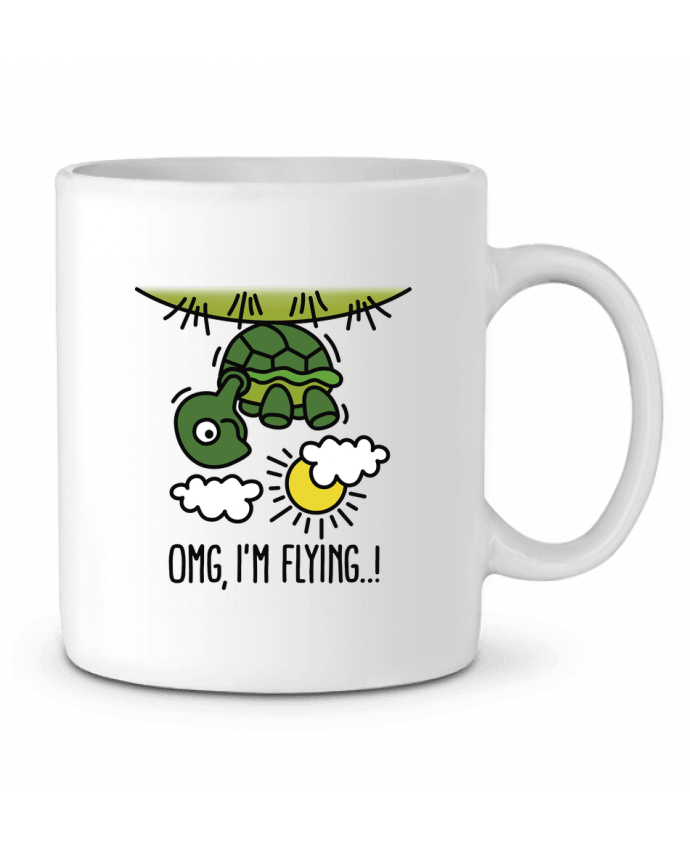 Mug  OMG IM FLYING par LaundryFactory