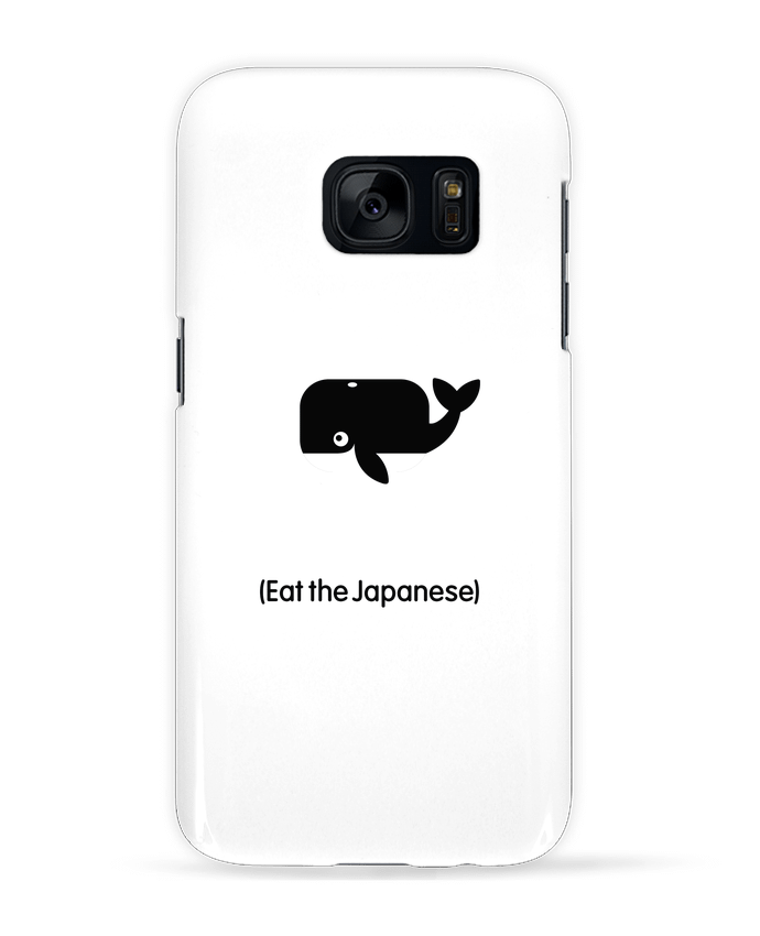 Case 3D Samsung Galaxy S7 SAVE THE WHALES EAT THE JAPANESE by LaundryFactory