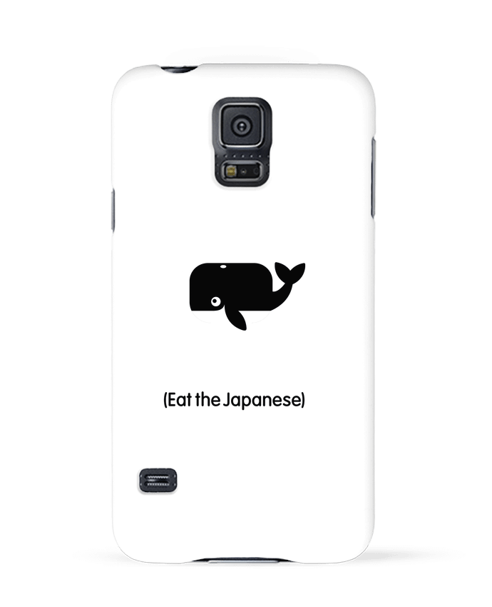 Case 3D Samsung Galaxy S5 SAVE THE WHALES EAT THE JAPANESE by LaundryFactory
