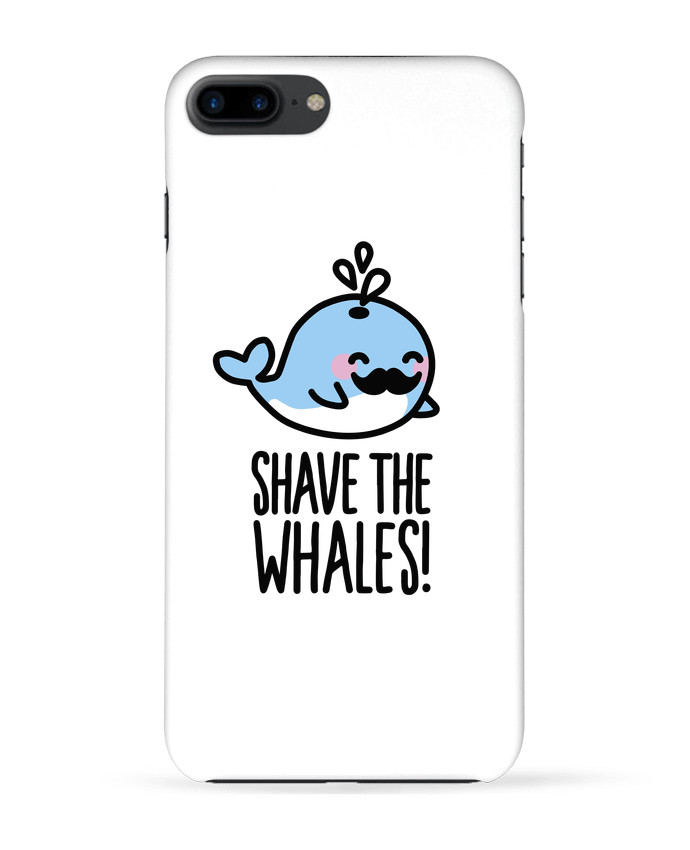 Case 3D iPhone 7+ SHAVE THE WHALES by LaundryFactory