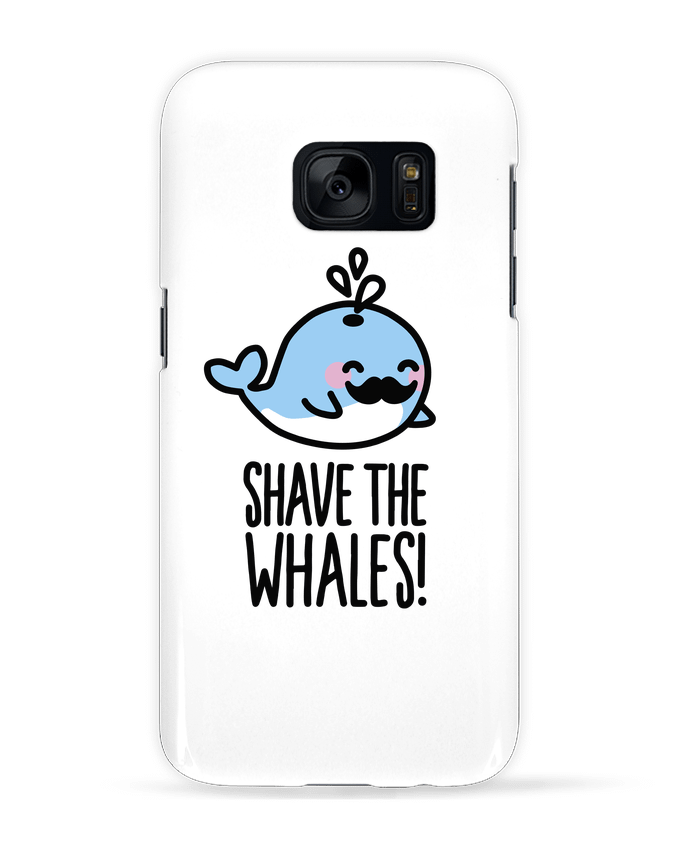 Case 3D Samsung Galaxy S7 SHAVE THE WHALES by LaundryFactory